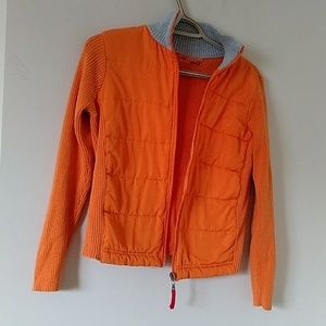 Prada knit zipup sweater